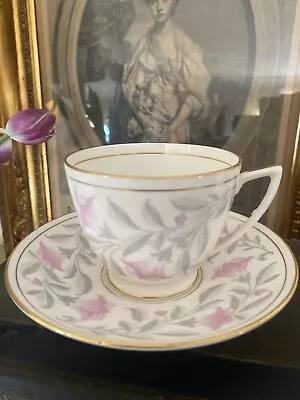 Minton Teacup And Saucer Set Petunia • £3