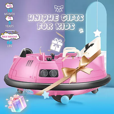 12V Electric Ride On Bumper Car W/Remote ControlLED Lights For 1.5-5 Years Old • $113.99