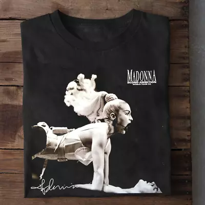 Madonna – Blond Ambition World Tour 90 Black All Size T-Shirt • $15.99