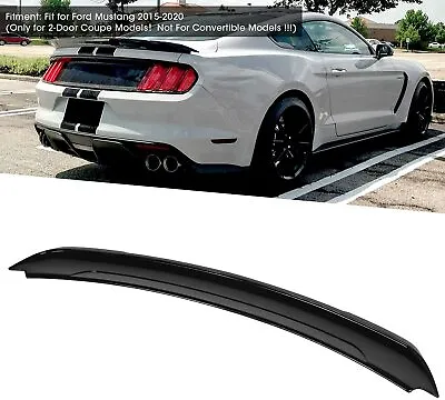 For 2015-2023 Ford Mustang Track Pack Style Gloss Black Trunk Spoiler Wing GT • $79.99