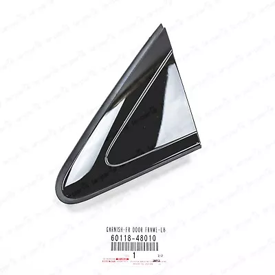 Genuine Lexus 04-09 RX330 RX350 Driver Door Mirror Trim Pillar Cover 60118-48010 • $35