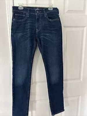 Men’s Blue Stretch Jeans Hollister 31 X 32 Skinny • $22.95