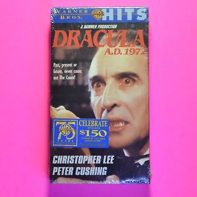 Deacula  A.D. AD 1972 VHS Brand New Sealed Peter Cushing - Videotape Hammer • $49.99