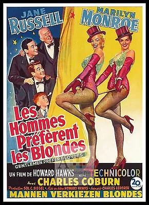 Gentlemen Prefer Blondes Movie Poster A1 A2 A3 • £15.99