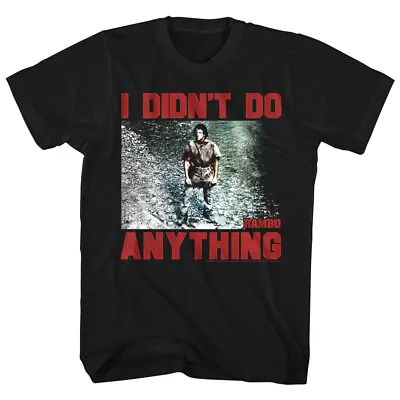 John Rambo I Didn't Do Anything Men's T Shirt Jungle Action Sylvester Stallone • $24.50