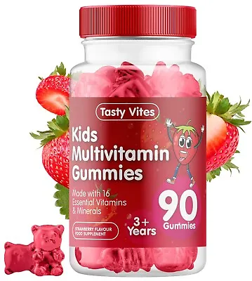 Kids Multivitamin Gummies 180 Gummies Tastiest Vitamins For Children Aged 3 + • £13.99