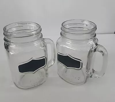 Circleware Yorkshire Chalkboard Mason Jars With Handles  • $10