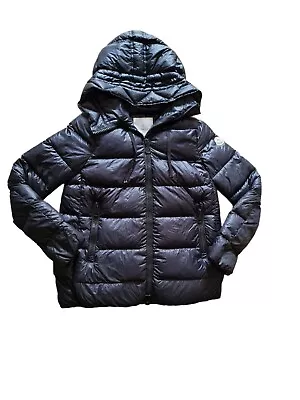 Moncler Giubbotto Seritte Bomber Jacket Women's Puffer Down Jacket Black Size 1 • $191.67