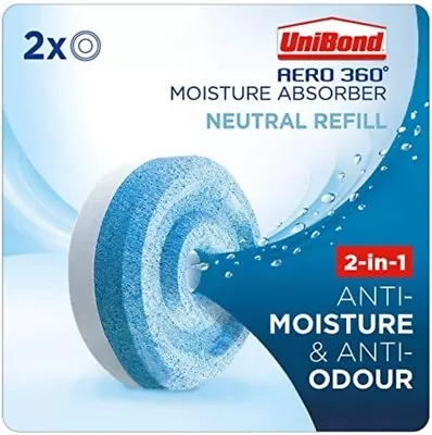 UniBond AERO 360° Moisture Absorber Neutral Refill Tab Ultra-absorbent • £8.70