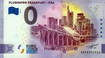 Zero Euro Note - 0 Euro Note - Frankfurt Airport - FRA 2022-3 Anniversary • £4.15