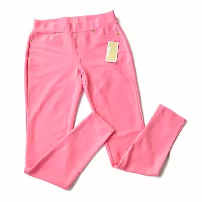 New Michael Kors PS Petite Leggings Pink Knit Ponte Style NWT • $35