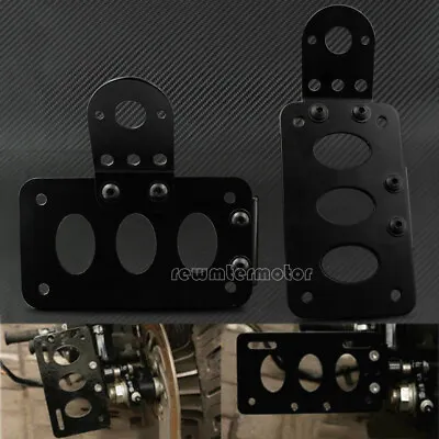 Motorcycle License Plate Holder License Bracket Fit For Harley Bobber Chopper • $13.29