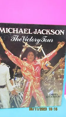 Michael Jackson: The Victory Tour  Hardcover Book By David Levenson 1984 • $7.99