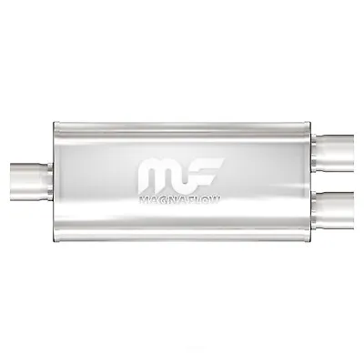 NEW Magnaflow 12148 Stainless Muffler 2-1/4  In/Dual 2  Out 5x8 Body 20  Length • $126.25