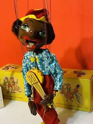 Pelham Puppets Marionette 60er Banjo-Spieler Minstrel Vintage RARE! • $99.99