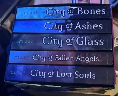 The Mortal Instruments Series By Cassandra Clare Paperback Box Set Books 1-5 • $19.99