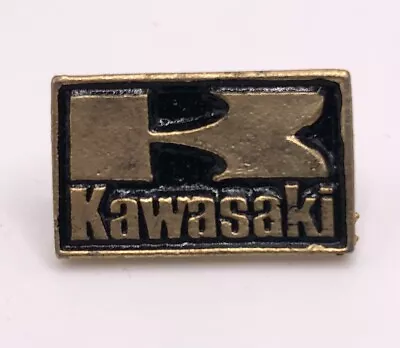 $6.99 • Buy VTG Kawasaki Motorcycle Biker Riding Title Nickname Pin Hat Vest Jacket Lapel