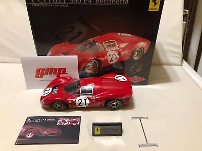 Ferrari #21 Red Scarfiotti / Parkes Lemans 1967 330 P4 Berlinetta Gmp 1/18 4105 • $899.99