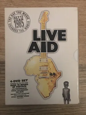 £34.99 • Buy Live Aid DVD 4 Disc Box Set + Booklet July 13th 1985 Wembley Stadium VGC
