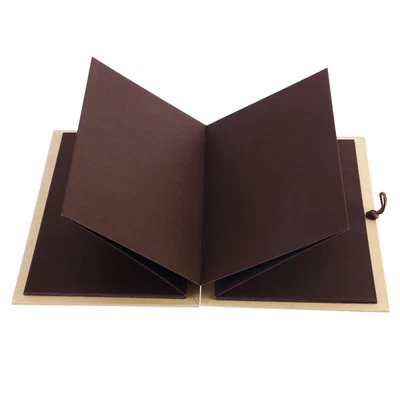 £10.64 • Buy  Scrapbooks Photo Album Kraft Paper Hardcover Anniversary Accordion