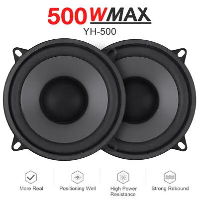 5Inch 2-Way Universal Car HiFi Coaxial Speaker Auto Audio Music Stereo Subwoofer • $22.97