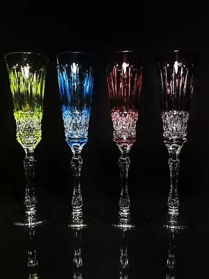 Faberge Fluted Champagne Xenia Flutes • $1092.50