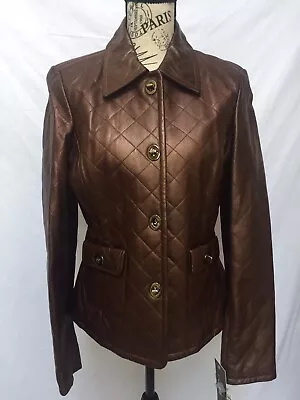 $169 • Buy NWD VAKKO Leather Jacket Size M