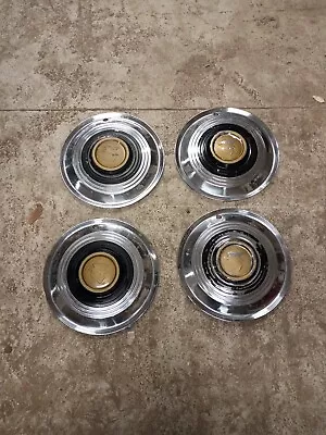 $175 • Buy (4) Vintage  1956 Mercury Montclair Monterey Medalist Coupe Hubcaps Wheel Covers