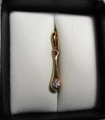 $45 • Buy Pandora - Modern Love Pod Rose Gold Coloured Pendant With Clear CZ - 387291CZ