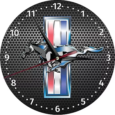 Ford Mustang Fan MDF Wall Clocks Nice For Gifts Or Decor • $24.99