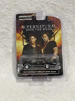 Greenlight Hollywood Diecast Supernatural 1967 Chevrolet Impala Sport Sedan New • $85