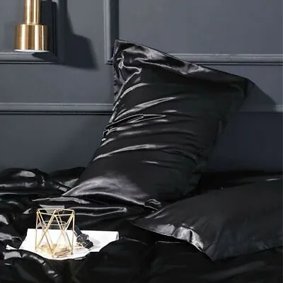 Mulberry Silk On Both Sides Pillowcase Momme Anti-wrinkle Bed Pillow Case Cover • $12.15