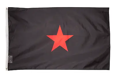 Large 3x5FT EZLN Flag Zapatista Army National Liberation Zapata Mexico Red Star • $13.99