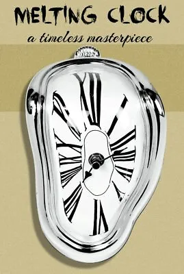 Salvador Dali Style Surrealistic   Melting Clock  • $29.99