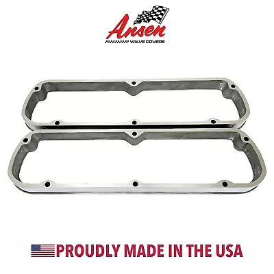 Ford 289 302 351W Valve Cover Spacers Polished - Die-Cast Aluminum - Ansen USA • $99
