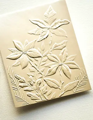 Memory Box 3D Embossing Folder And Dies Perfect Poinsettias • $22.95