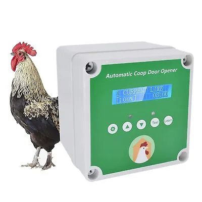 £85.79 • Buy Automatic Chicken Coop Door Opener,Chicken Coop Door Opener With Timer And Ligh