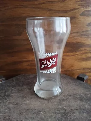 Vintage Schlitz Glass 5 1/2” • $9.99