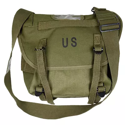 Vintage Vietnam War Us Army M1961 Butt Pack Canvas Belt Backpack &shoulder Strap • $36.99
