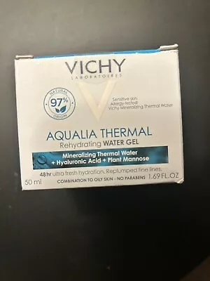 VICHY AQUALIA THERMAL Rehydrating Mineralizing WATER GEL 1.69oz  NEW • $14