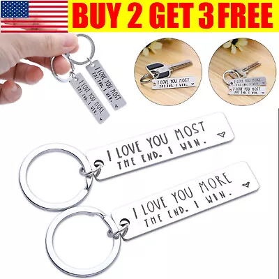 Couple Keychain I Love You Keychain For Boyfriend Girlfriend Husband Wife Gift • $4.97