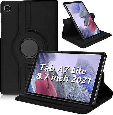 Samsung Galaxy Tab A7 Lite 8.7  T220 T225 Leather Stand Flip Cover Tablet Case • £5.50