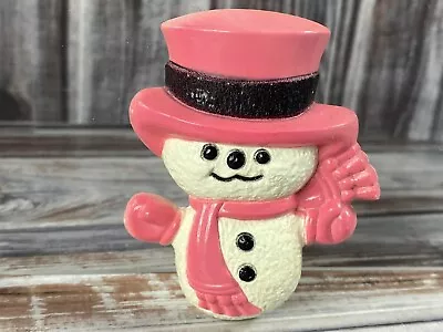 70s VTG (B25) Avon Fragrance Glace Pin Pal - Wee Willy Winter Snowman -Christmas • $17.09