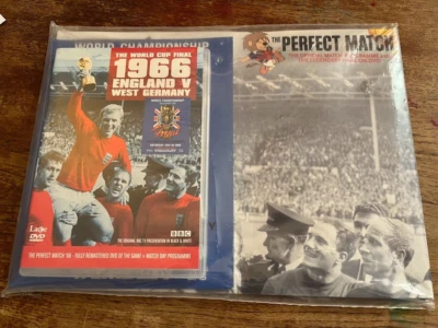 £16 • Buy England Vs West Germany 1966 World Cup Final Re-Print Programme Plus DVD Bundle