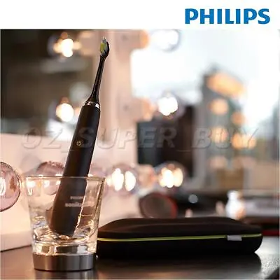 $239.60 • Buy TongueCare Brush Head Black Philips HX9352/04 Diamond Clean Electric Toothbrush