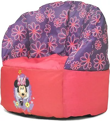 Disney Junior Minnie Mouse Kids And Toddlers Sofa Bean Bag Chair MADE IN USA • $54.99