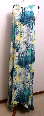 Witchery Ladies  Sleeveless Maxi Tropical Print Dress - Size 14 - Like New • $34.95