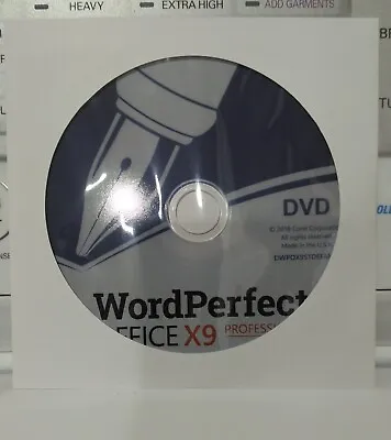 WordPerfect Professional X9 CD And Serial • $40.99