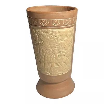 Clay Vase Made In Mexico • $19.99