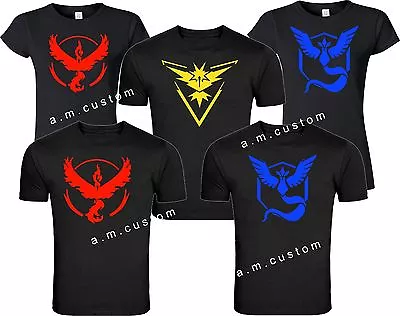 $9.99 • Buy Pokemon Go Team Valor Team Mystic Team Instinct Shirts Unisex Lady Youth Xs-4XL 